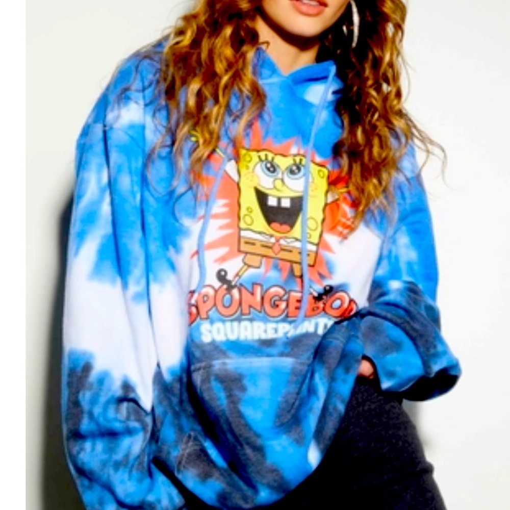 Spongebob tye dye hoodie